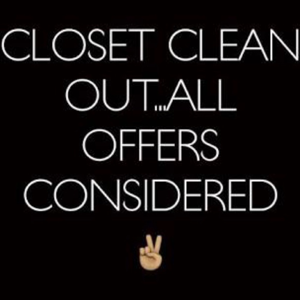 Closet clean out!!